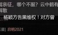 楊穎方告黑維權！對方曾發布其“婚內越軌”等言辭